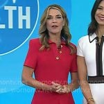 Savannah’s red polo midi dress on Today Savannah’s red polo midi dress on Today