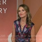 Savannah's scallop print dress on Today Savannah's scallop print dress on Today