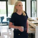 Shannon’s blue mini dress on The Real Housewives of Orange County Shannon’s blue mini dress on The Real Housewives of Orange County