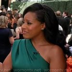 Sheinelle’s green one-shoulder gown on Today