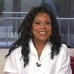 Sheinelle’s white button down shirt on Today
