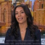 Shirleen's denim wrap dress on Good Morning America Shirleen's denim wrap dress on Good Morning America
