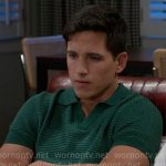 Smitty's green polo shirt on Beyond the Gates
