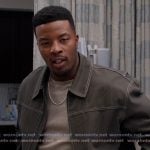 Spencer’s gray denim jacket on All American