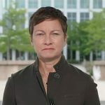 Stephanie’s dark green jacket on Today Stephanie’s dark green jacket on Today