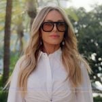 Tamra’s white twist front top on The Real Housewives of Orange County Tamra’s white twist front top on The Real Housewives of Orange County