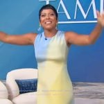 Tamron’s blue ombre mini dress on Tamron Hall Show Tamron’s blue ombre mini dress on Tamron Hall Show