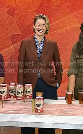 Vanessa Price’s brown balzer on Today