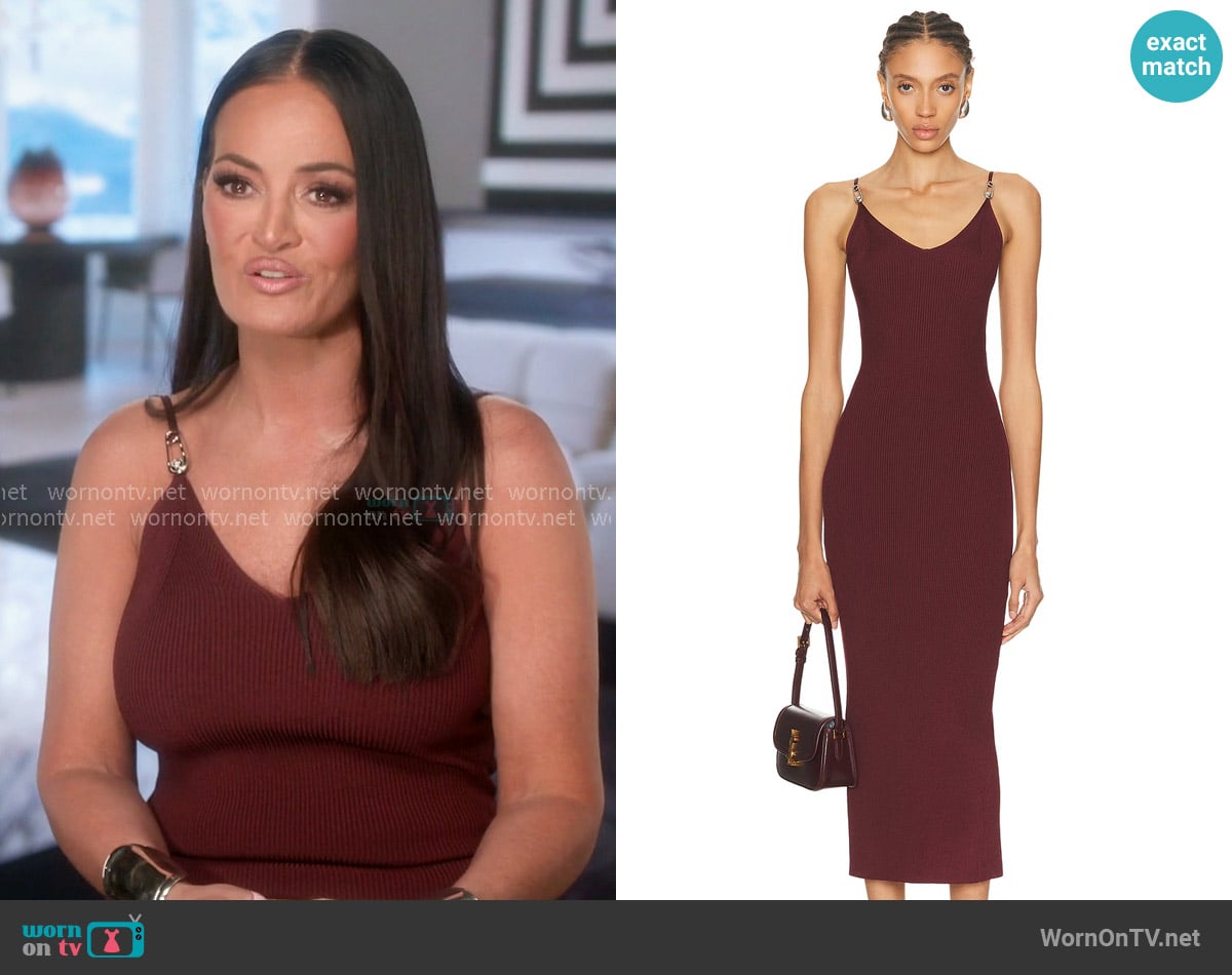 Lisa's Versace dress