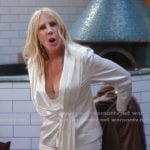 Vicki's white drape top on The Real Housewives Ultimate Girls Trip