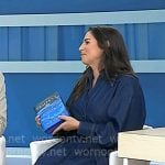 Victoria Aveyard’s belted denim shirtdress on Today Victoria Aveyard’s belted denim shirtdress on Today
