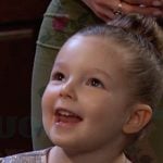 Victoria’s jacquard tulle dress on Days of our Lives Victoria’s jacquard tulle dress on Days of our Lives