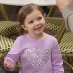 Victoria’s lilac metallic heart top on Days of our Lives Victoria’s lilac metallic heart top on Days of our Lives