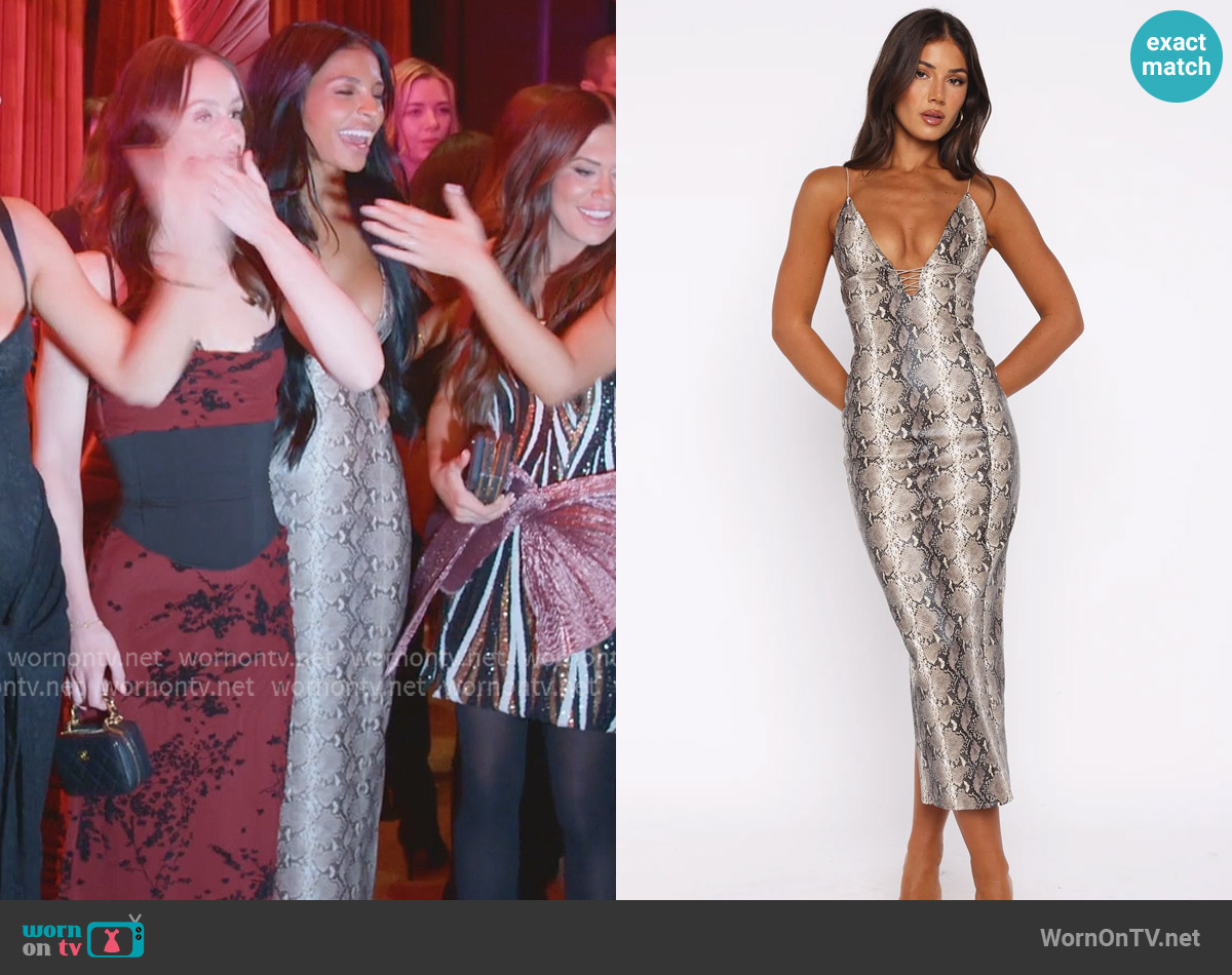 Layla's White Fox dress