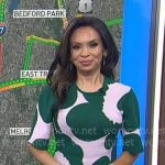 Adelle's pink and green floral dress on Today Adelle's pink and green floral dress on Today