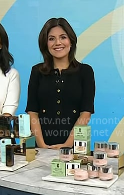 Adrianna's black polo dress on Today