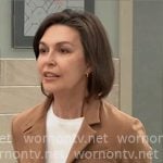 Anna’s camel jacket on General Hospital Anna’s camel jacket on General Hospital
