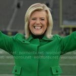 Anne’s green jacket on Today