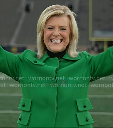 Anne’s green jacket on Today