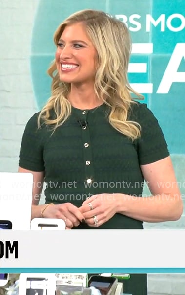 Ashley Bellman’s green knit dress on CBS Mornings Ashley Bellman’s green knit dress on CBS Mornings
