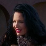 Ashley’s metallic leather moto jacket on The Real Housewives of Salt Lake City Ashley’s metallic leather moto jacket on The Real Housewives of Salt Lake City