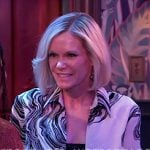 Ava’s marbled print top on General Hospital Ava’s marbled print top on General Hospital