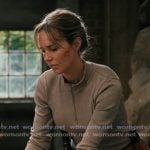 Belle’s beige half zip top on Marshals Belle’s beige half zip top on Marshals