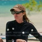 Carole’s black polka dot swimsuit on The Real Housewives of New York City