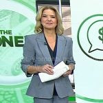 Christine Romans’ grey blazer and cropped pants on Today