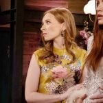 Coco’s yellow printed dress on The Young and the Restless Coco’s yellow printed dress on The Young and the Restless