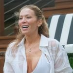 Daisy’s white embroidered sheer shirt on The Real Housewives of New York City Daisy’s white embroidered sheer shirt on The Real Housewives of New York City