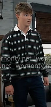 Danny's green striped shirt on General Hospital