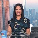 Darlene’s black abstract floral print dress on Today Darlene’s black abstract floral print dress on Today