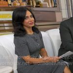 Dr. Tara Narula’s grey ribbed dress on Good Morning America Dr. Tara Narula’s grey ribbed dress on Good Morning America