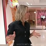 Dylan’s black belted shirtdress on Today