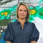 Dylan’s blue puff sleeve shirtdress on Today