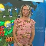 Dylan’s pink floral midi dress on Today