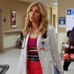 Elliot’s striped tank on Scrubs