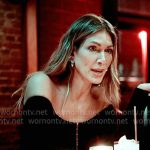 Erin’s black hook and eye top on The Real Housewives of New York City