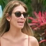 Erin's distressed denim shorts on The Real Housewives of New York City