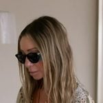 Hailey’s beige cheetah print robe on The Real Housewives of New York City