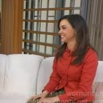 Hanna’s beige heel pumps on Good Morning America Hanna’s beige heel pumps on Good Morning America