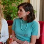 Heather’s white lace skirt on The Real Housewives of Orange County