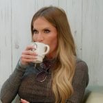 Jennifer’s plaid mesh top on The Real Housewives of Orange County