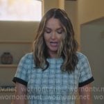 Jo’s white tweed dress on Greys Anatomy Jo’s white tweed dress on Greys Anatomy