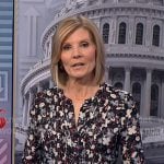 Kate's black floral blouse on NBC News Daily Kate's black floral blouse on NBC News Daily