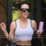 Kim's black sunglasses on The Kardashians Kim's black sunglasses on The Kardashians