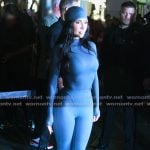 Kim’s leggings and top on The Kardashians