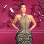 Kim’s satin gown on The Kardashians Kim’s satin gown on The Kardashians