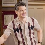 Kyle’s beige shirt with diamonds on The Young and the Restless Kyle’s beige shirt with diamonds on The Young and the Restless